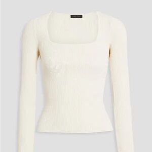 Rag & Bone Ivory Textured Blouse size M